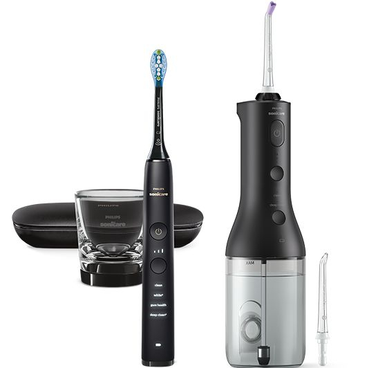 Philips DiamondClean 9000 HX3866/43 Electric toothbrush & cordless water flosser bundle – image 2