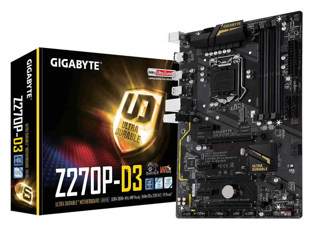 GIGABYTE GA-Z270P-D3 motherboard Intel® Z270 ATX