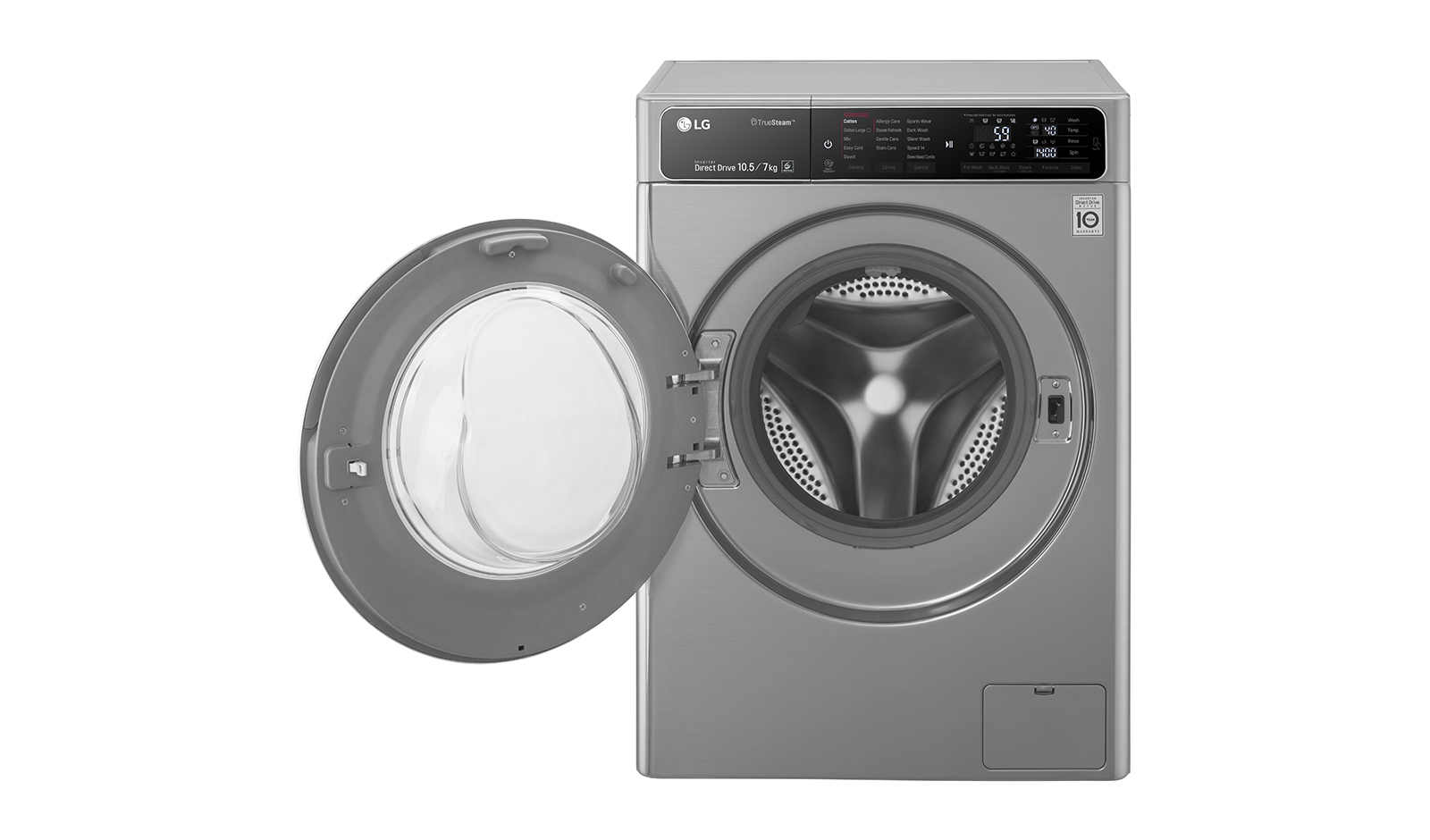 LG FH4U1JBHK6N washer dryer Freestanding Front-load Stainless steel – image 2