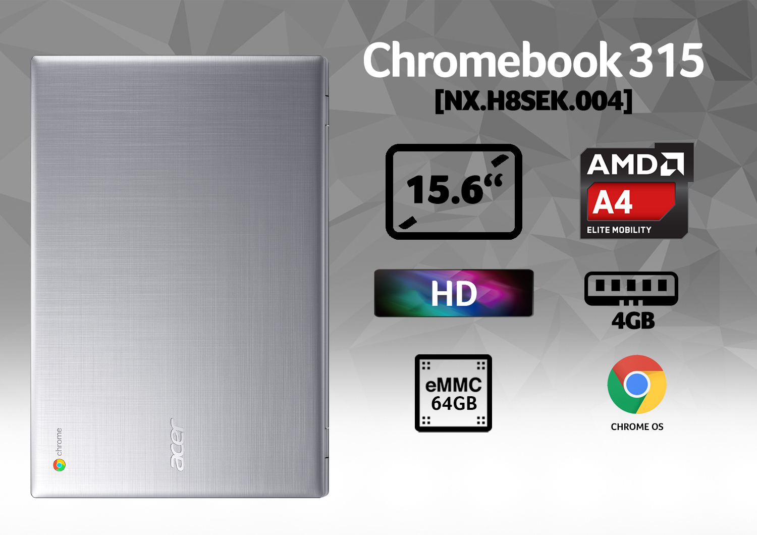 Acer Chromebook CB315-2H-40TB AMD A4 A4-9120C – image 8