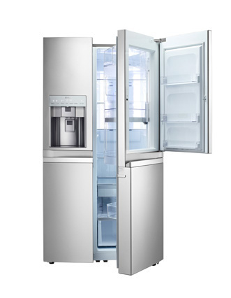 LG GSJ976NSBZ side-by-side refrigerator Freestanding – image 4