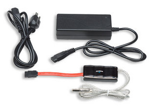 Manhattan USB 2.0/SATA + Power Supply – image 2