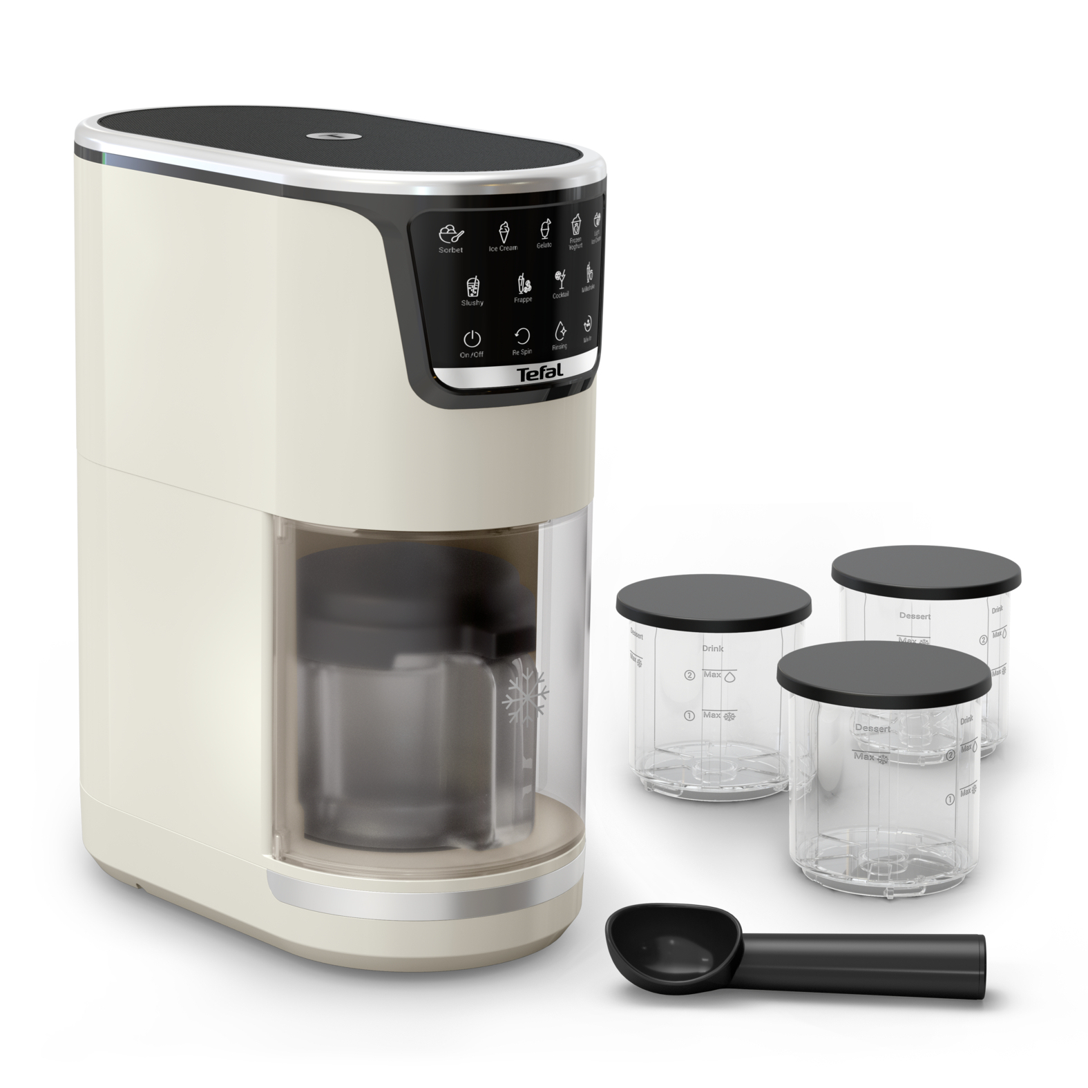 Tefal Dolci IG604AE0 ice cream maker Traditional ice cream maker White – image 1