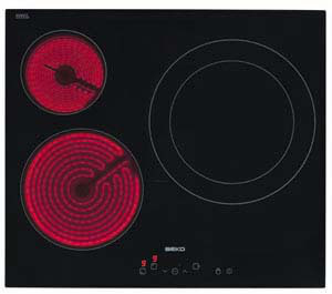Beko HIC63401T hob Black Built-in Ceramic hob 3 zone(s)