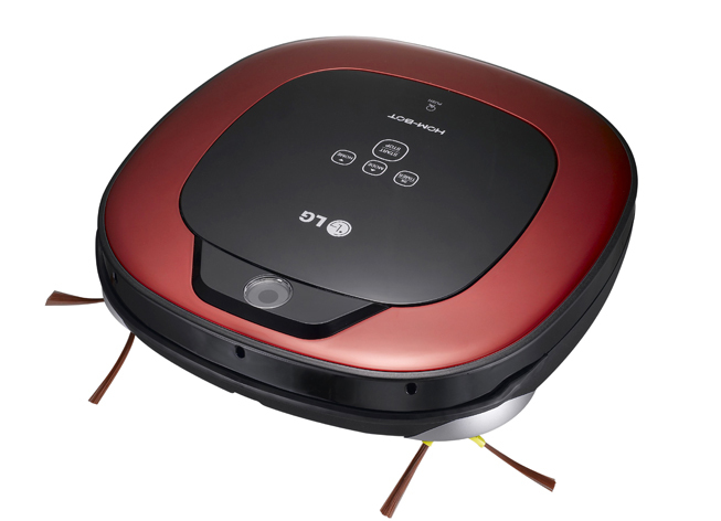 LG VR62601LVM robot vacuum Black, Red – image 3