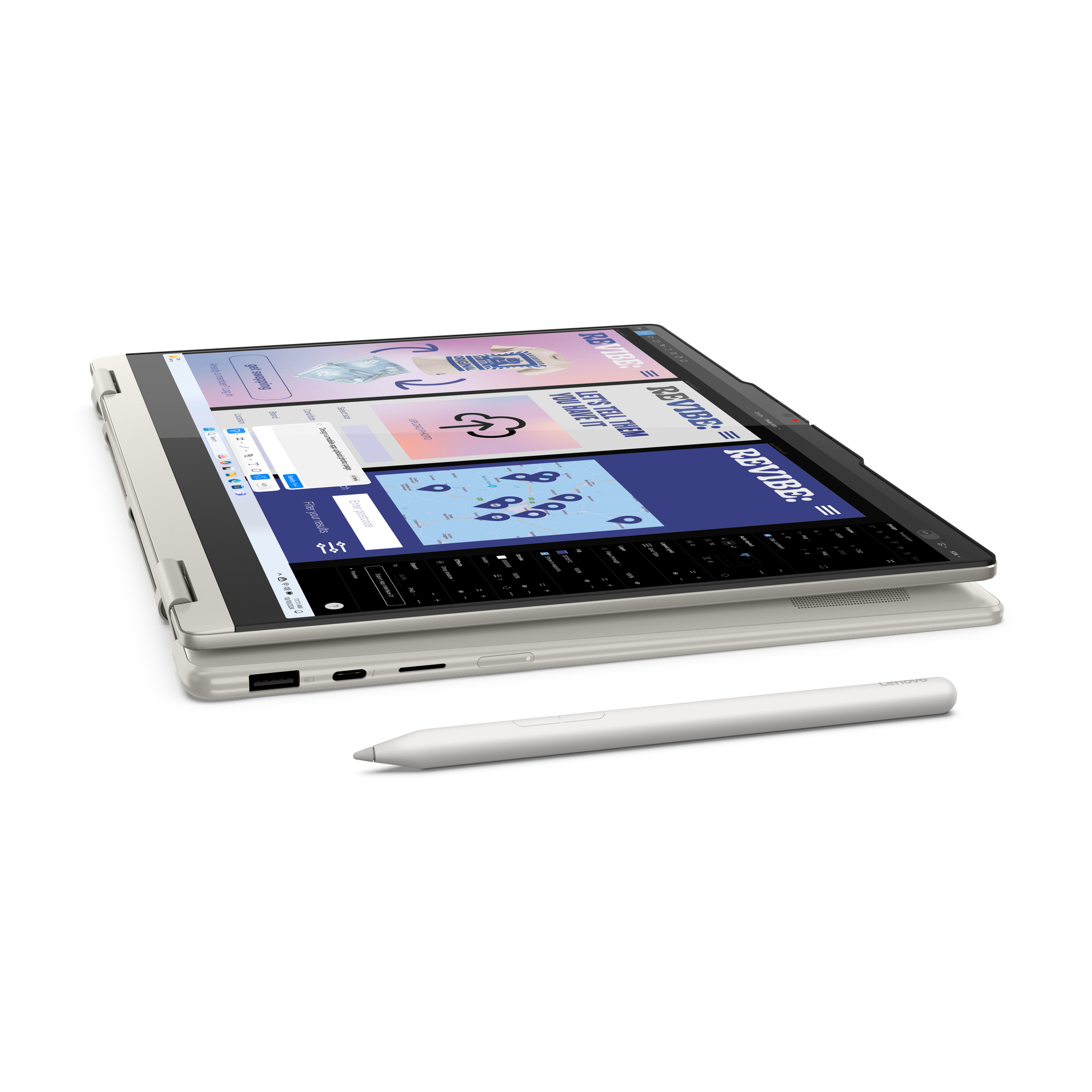 Convertible 2 en 1 - Lenovo Yoga 7 2in1 14ILL10 Copilot+ PC, 14" OLED, Intel® Core™ Ultra 5 226V, 40 TOPS, 16GB RAM, 512GB SSD, Arc Graph, W11H, Lápiz - imagen 14