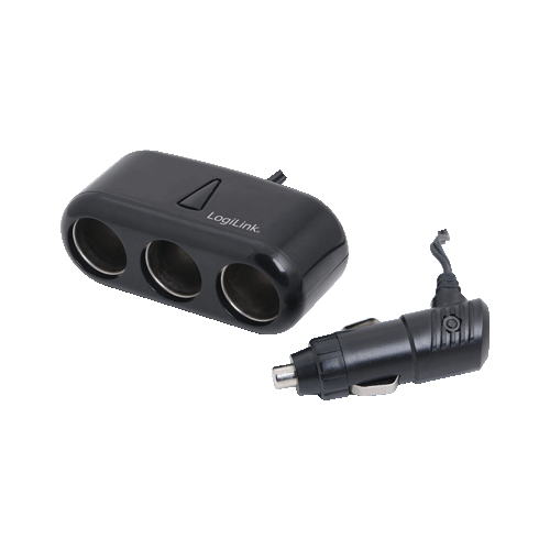 LogiLink PA0038 mobile device charger Netbook Black AC, Cigar lighter, USB Auto, Indoor, Outdoor