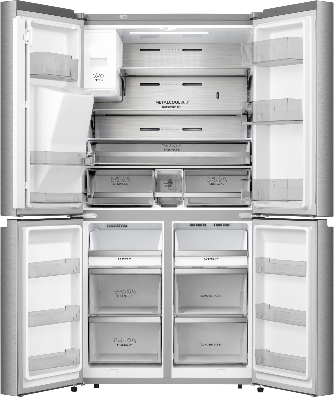 Gorenje NRM918FVX side-by-side refrigerator Freestanding – image 3