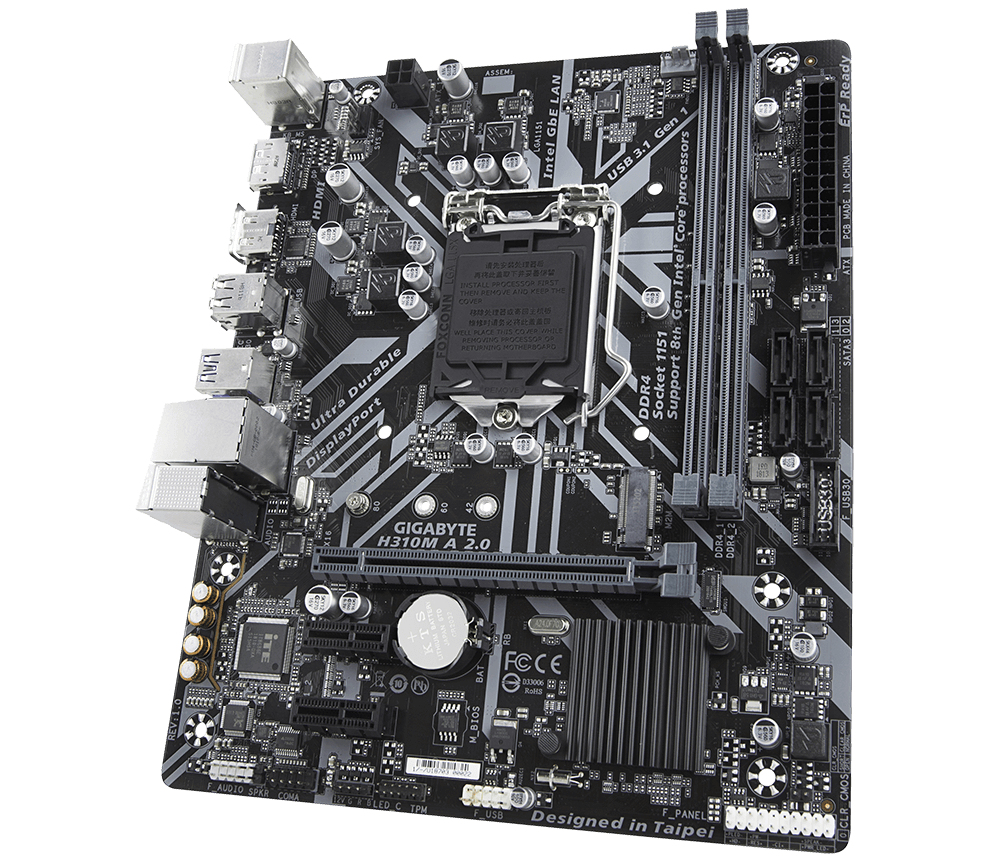 GIGABYTE H310M A 2.0 (rev. 1.0) – image 3
