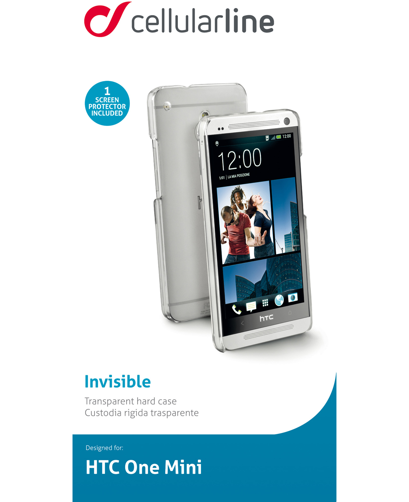 Cellularline Invisible One Mini- Transparent – image 5