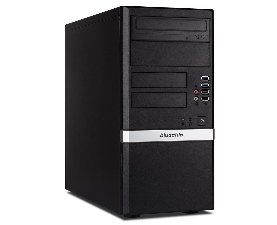 bluechip INDUSTRYline T5024 Intel Core i5 i5-12400 8 GB DDR5-SDRAM 250 GB SSD Windows 11 Pro Mini Tower PC Nero