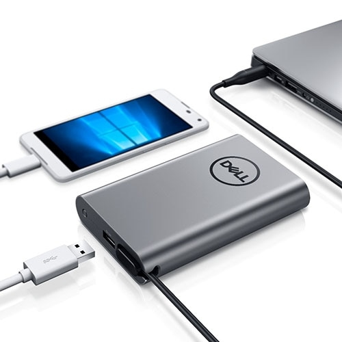 Dell 450-AGHK power adapter/inverter Universal Black, Silver – image 4