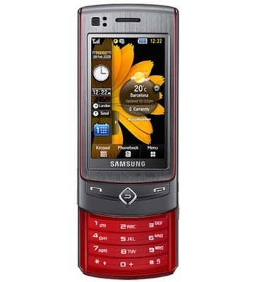 Samsung S8300 7.11 cm (2.8") 880 mAh Black, Red