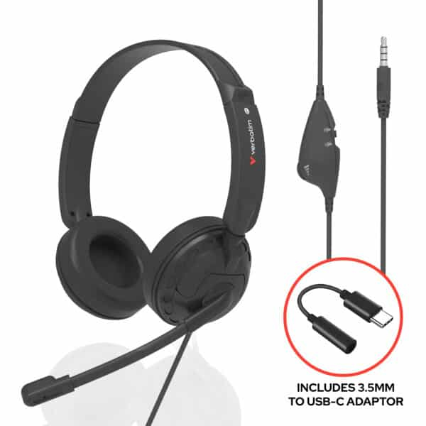 Verbatim PureSound Headset with Microphone – image 2