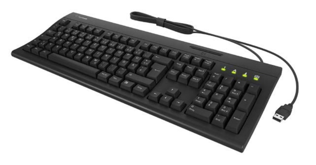 KeySonic Full-Size Tastatur Smart Cardreader,BK,KSK-8041U-CR Mäuse & Tastaturen