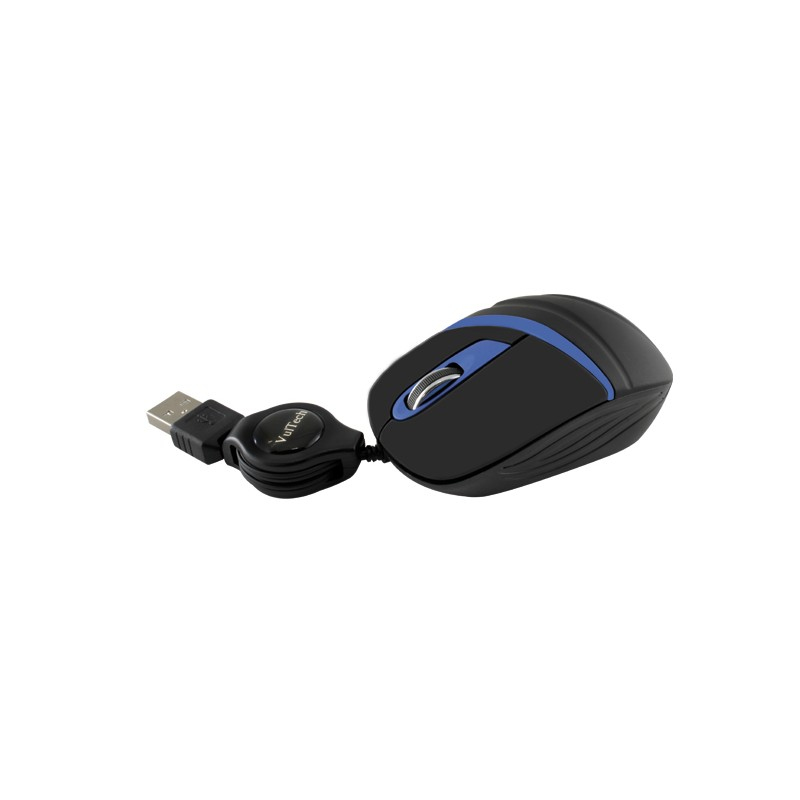 Vultech MC-01B mouse Travel Ambidextrous USB Type-A Optical 1200 DPI – image 2