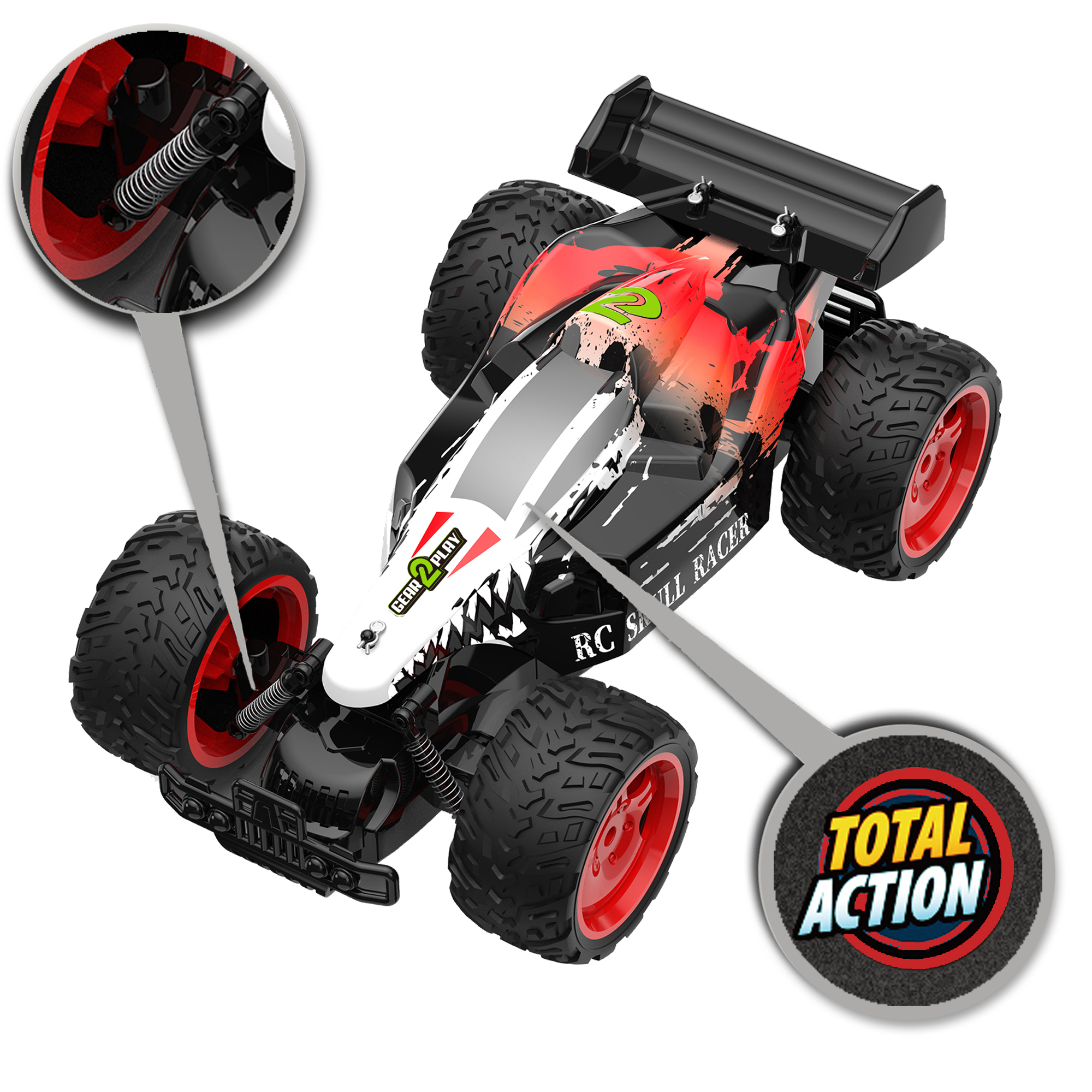 Gear2Play RC Skull Racer Raceauto – image 2
