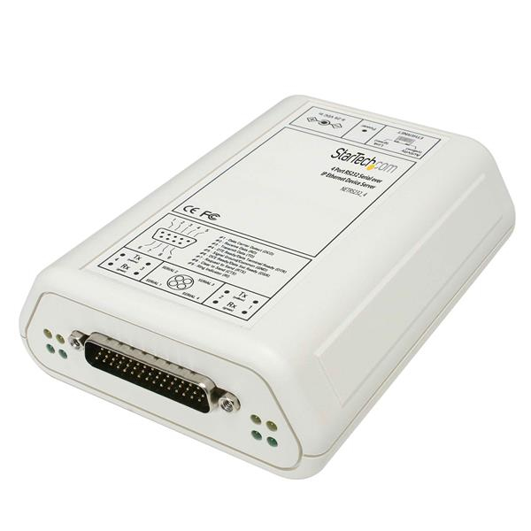 StarTech.com 4 Port RS232 Serial over IP Ethernet Device Server – image 1