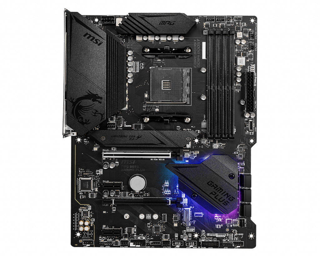 MSI 911-7C56-001 motherboard AMD B550 Socket AM4 ATX – image 1