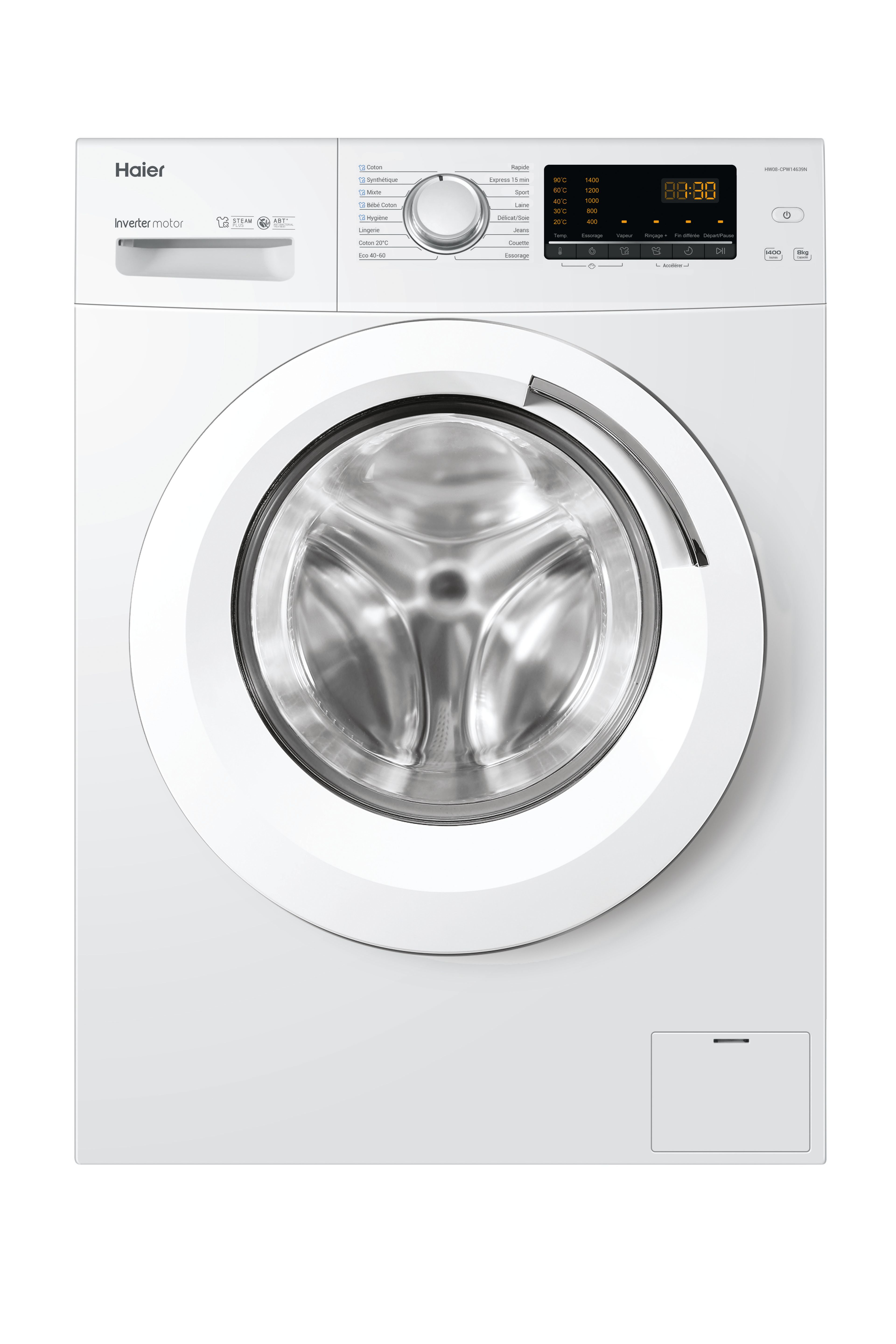 Haier HW08-CPW14639N — vue 1 sur 4