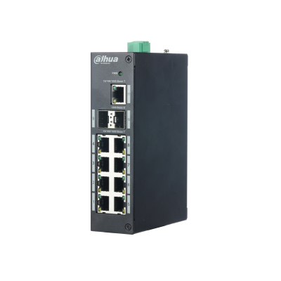Dahua Technology PFS3211-8GT network switch Unmanaged L2 Gigabit Ethernet (10/100/1000) Black
