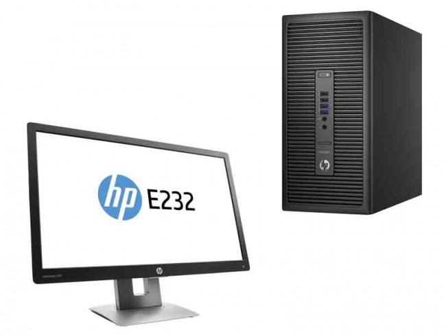 HP 600 G2 MT + EliteDisplay E232 – image 1