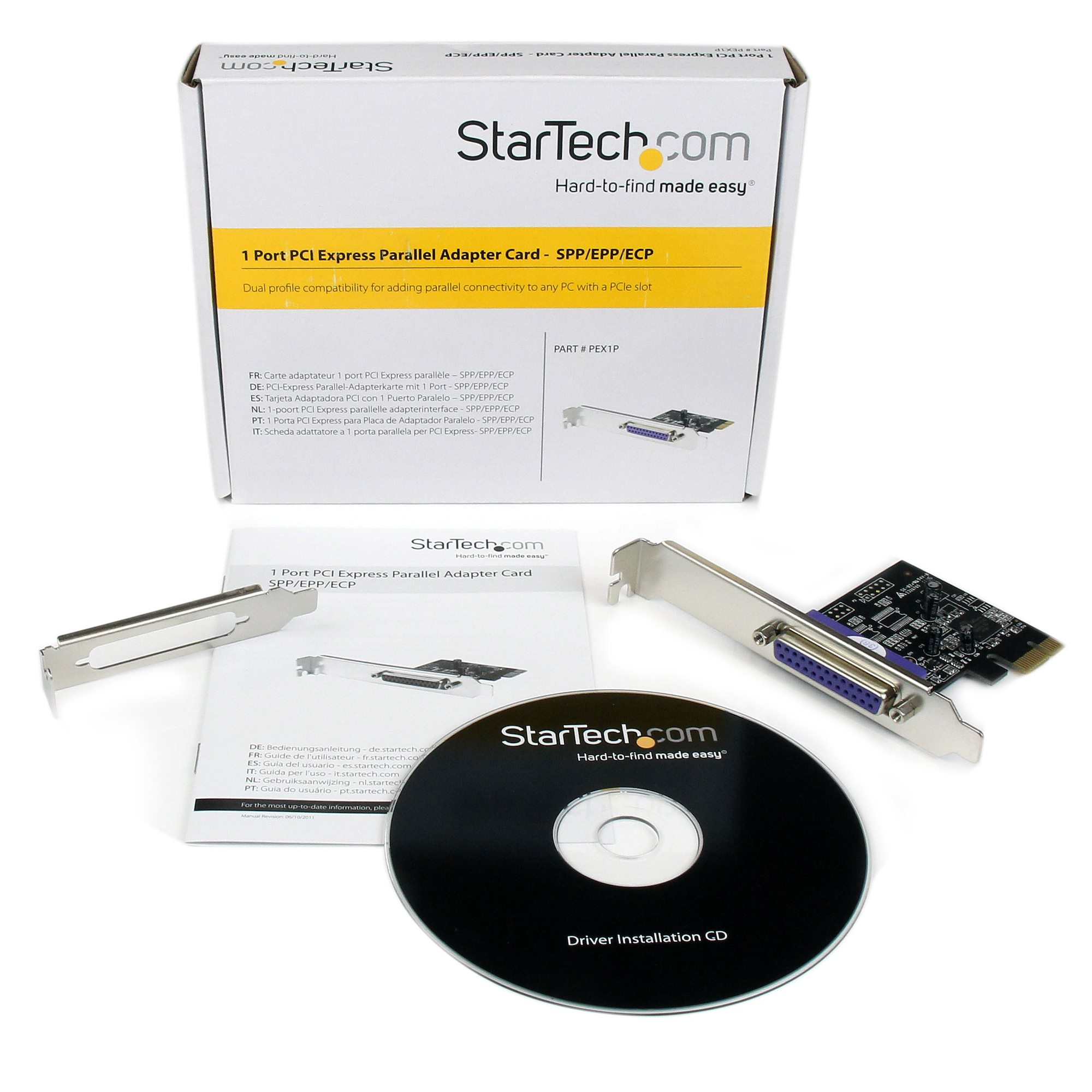 StarTech.com 1-Port Parallel PCIe Card - PCI Express to Parallel DB25 Adapter Card - Desktop Expansion LPT Controller for Printers, Scanners & Plotters - SPP/EC – image 5