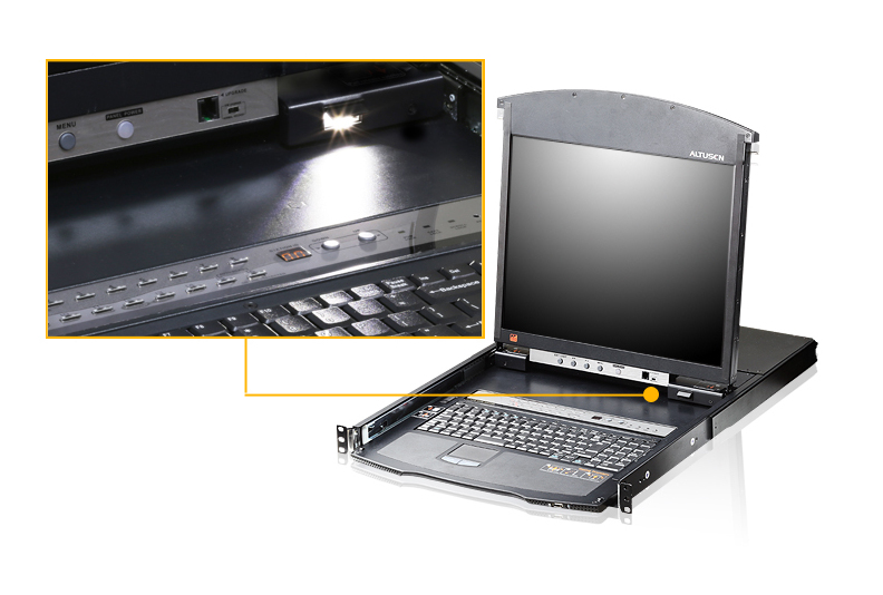 ATEN KL1508AiN KVM switch Rack mounting Black – image 3