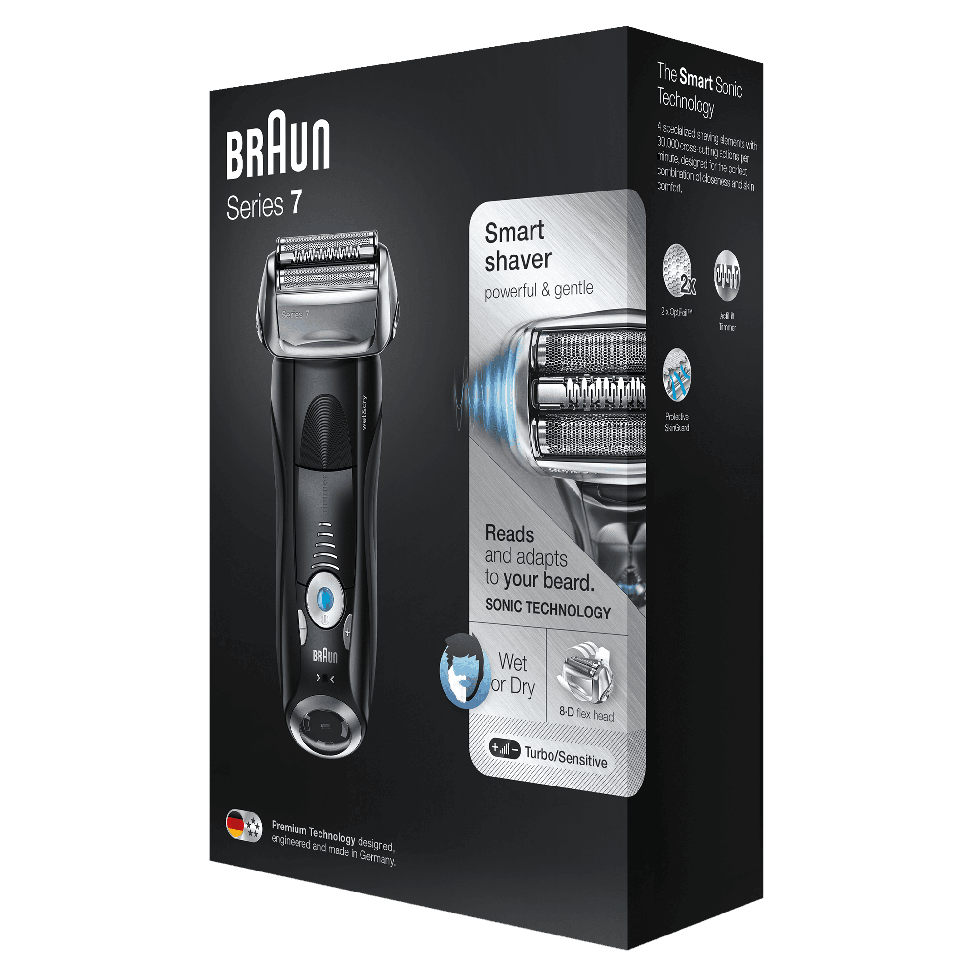 Braun Series 7 Electric Shaver For Men 7840s, With Travel Case – Black – image 4
