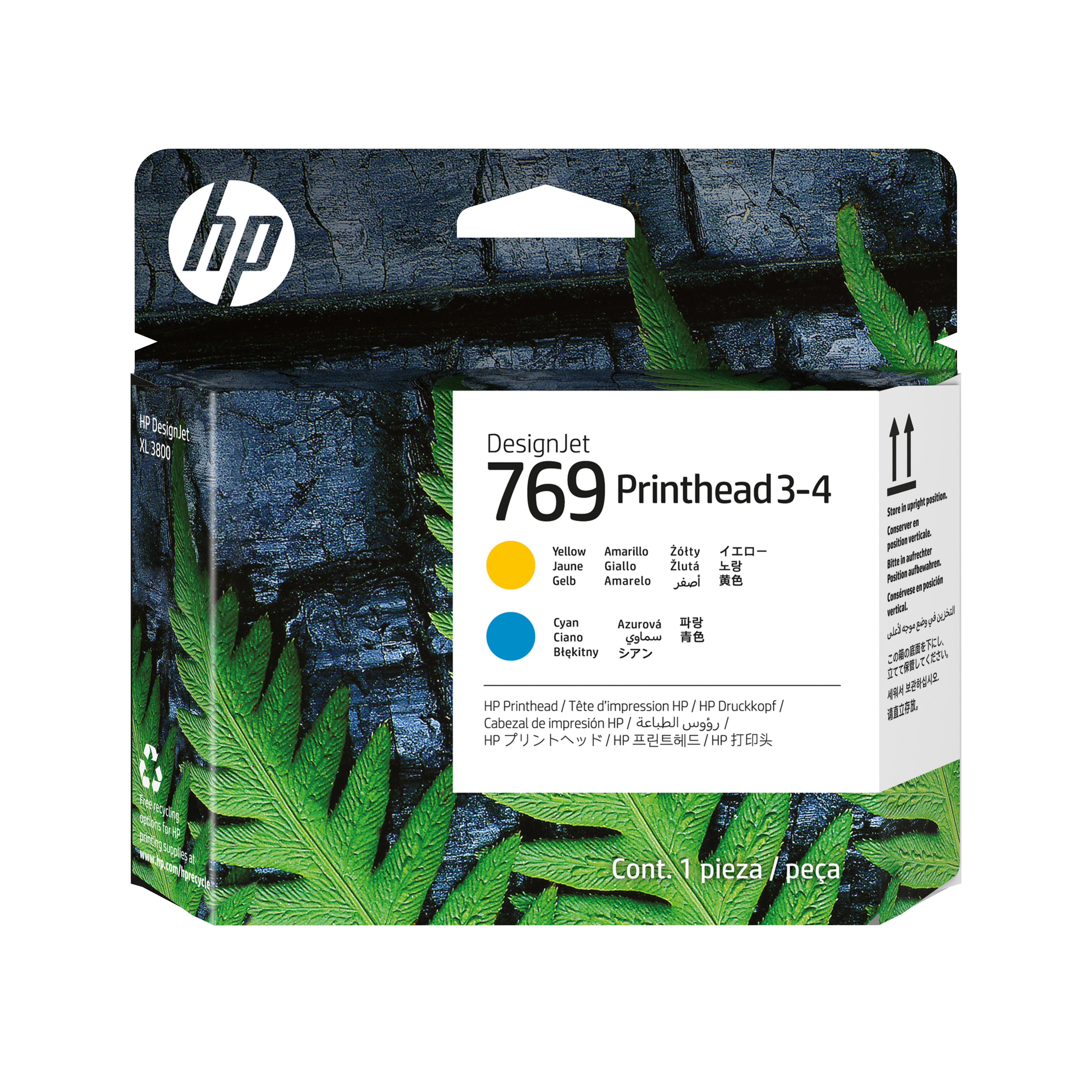 HP INC HP 769 YELLOW CYAN 3-4 DESIGNJET
