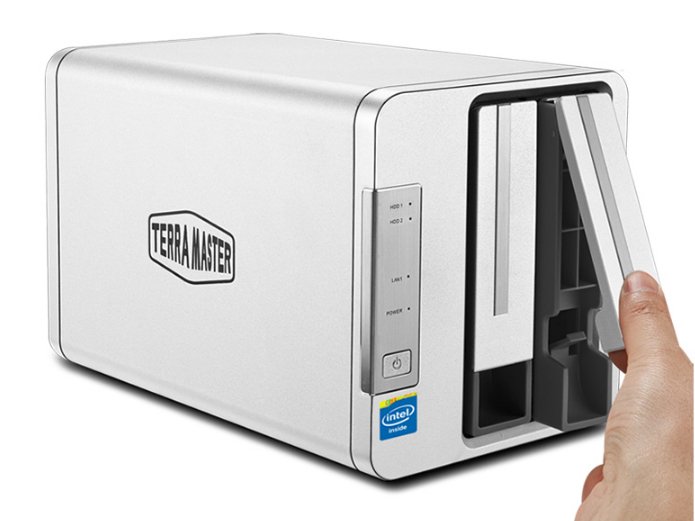 TerraMaster F2-220-2GB NAS/storage server Compact Intel® Celeron® J1800 White – image 4