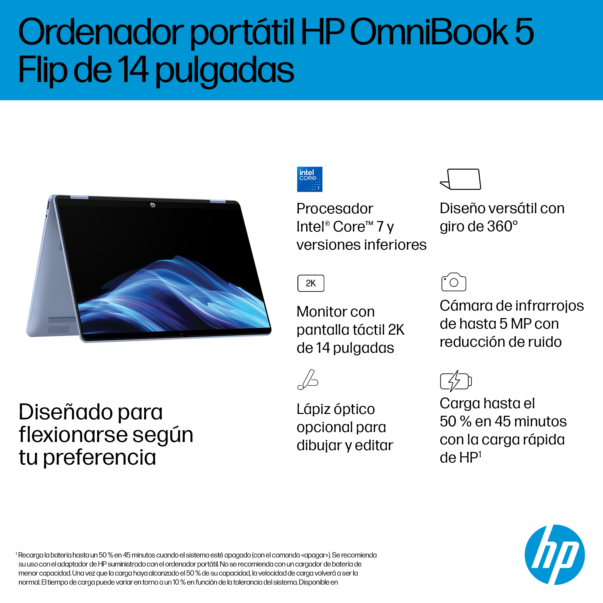 Portátil HP Omnibook 5 Flip 14-fp0037ns - imagen 10
