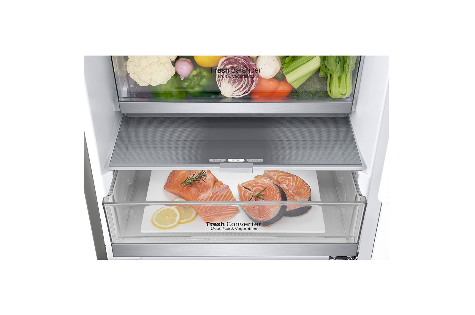 LG GBB72SADFN fridge-freezer Freestanding – image 9