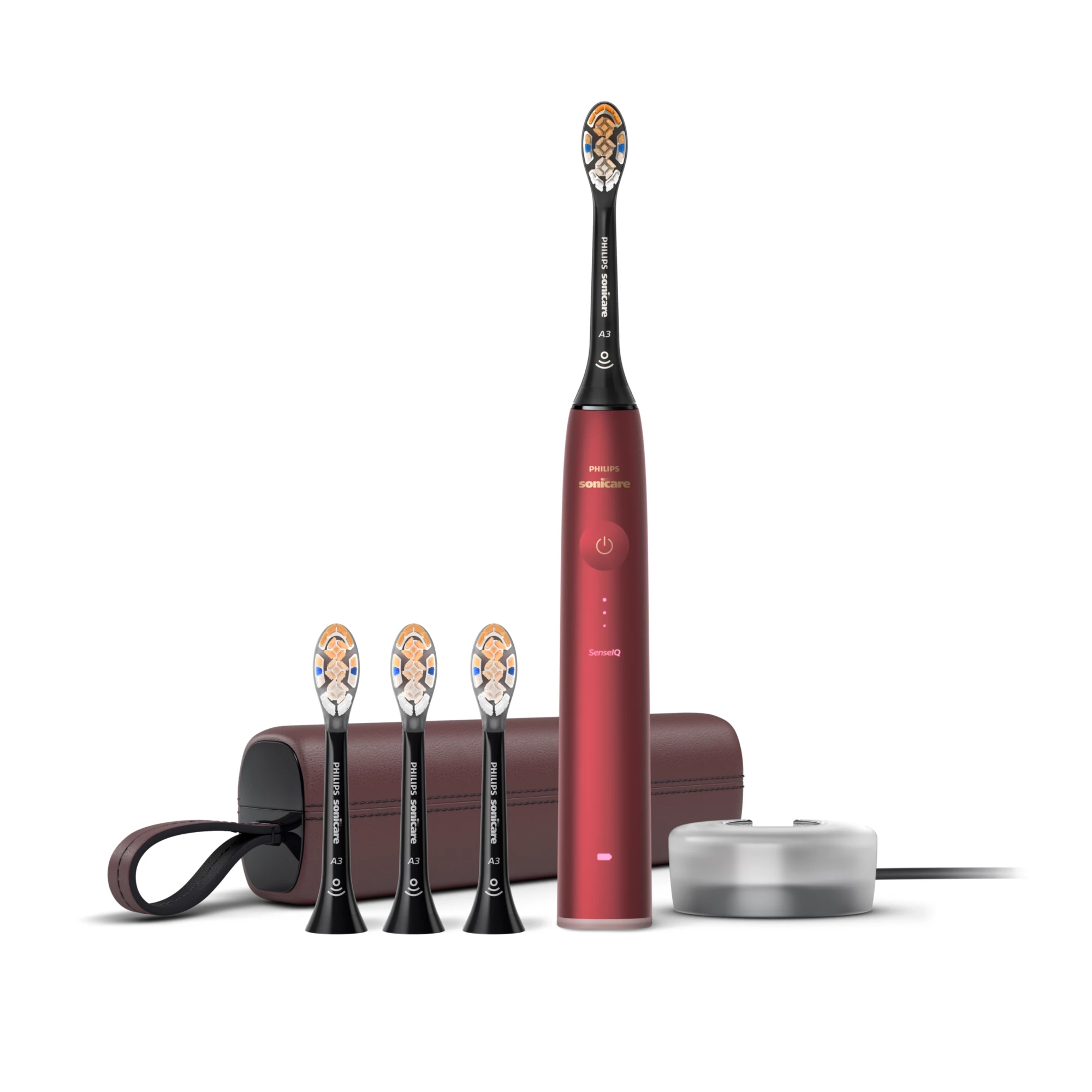 Philips HX9997/66 electric toothbrush Adult Sonic toothbrush Burgundy
