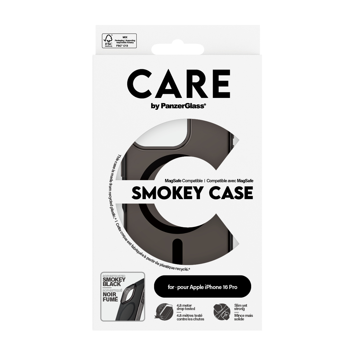 PanzerGlass CARE by PanzerGlass® Flagship Case Smokey Urban Combat w. Black MagSafe iPhone 16 Pro – image 3
