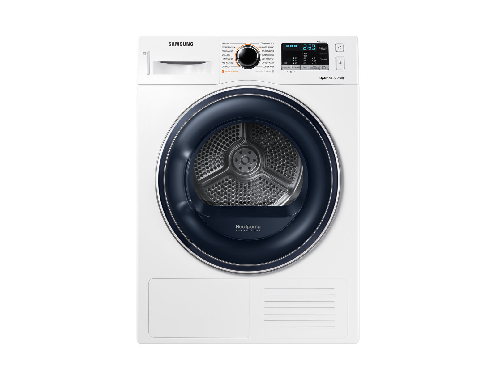 Samsung DV7AM50203W tumble dryer Freestanding Front-load