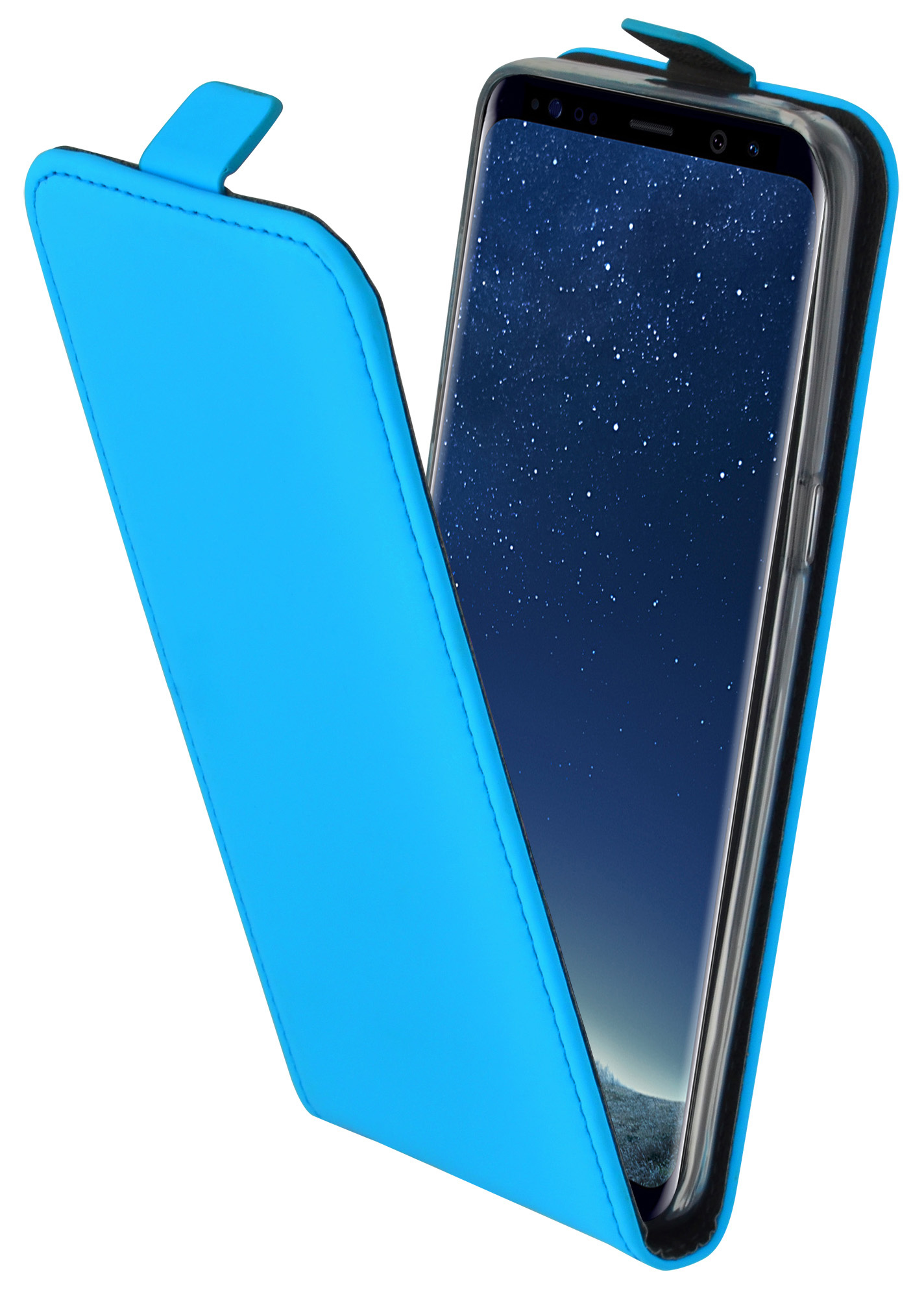 Mobiparts Premium Flip TPU Case Samsung Galaxy S8 Light Blue