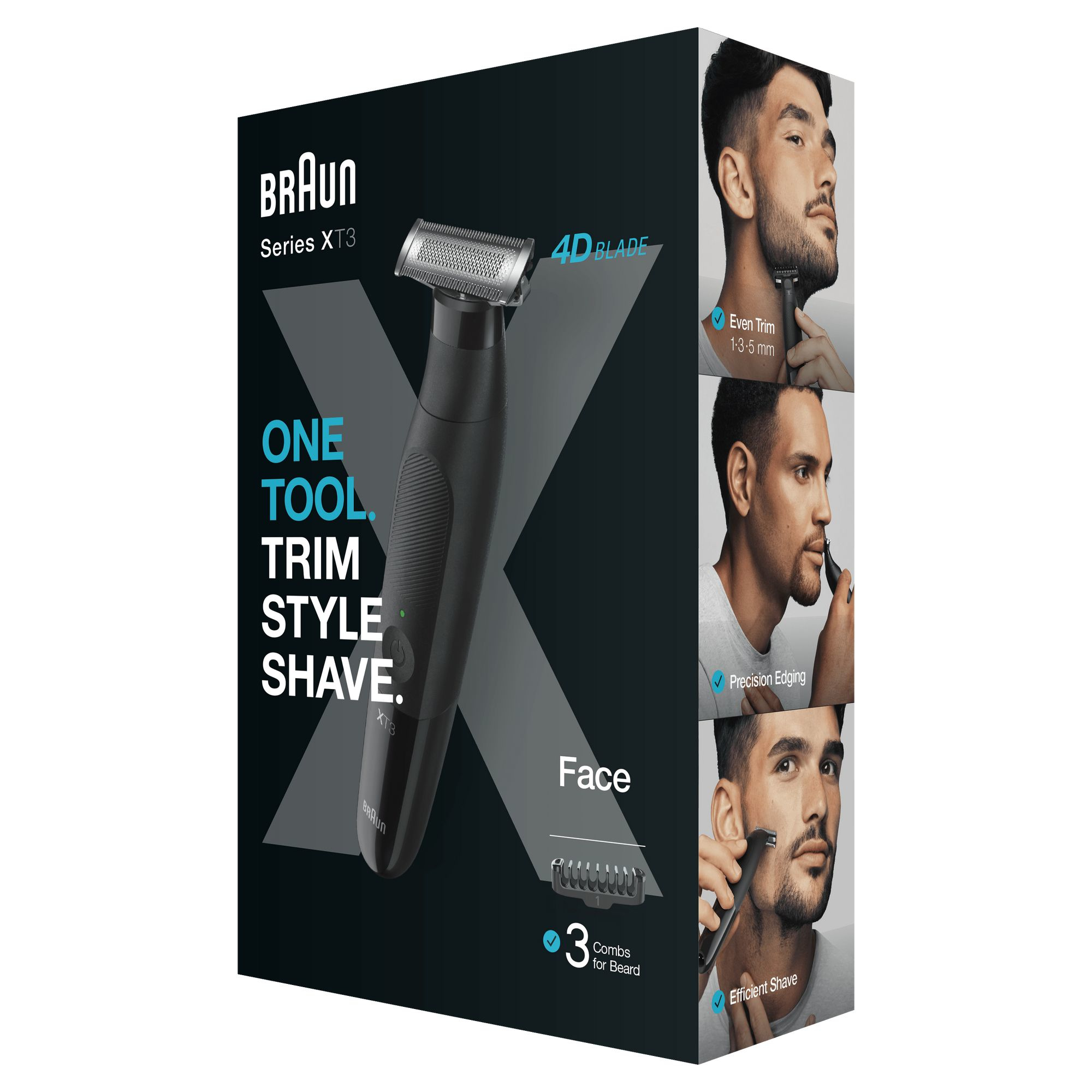 Braun XT3100 One Tool, Face and Beard Trimmer – image 3