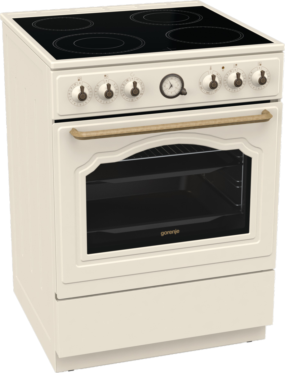 Gorenje GECS6B70CLI Freestanding cooker Ceramic hob Beige – image 2