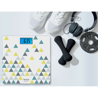 Tefal Classic PP1536V0 personal scale Square Blue, Grey, White, Yellow Electronic personal scale – image 5