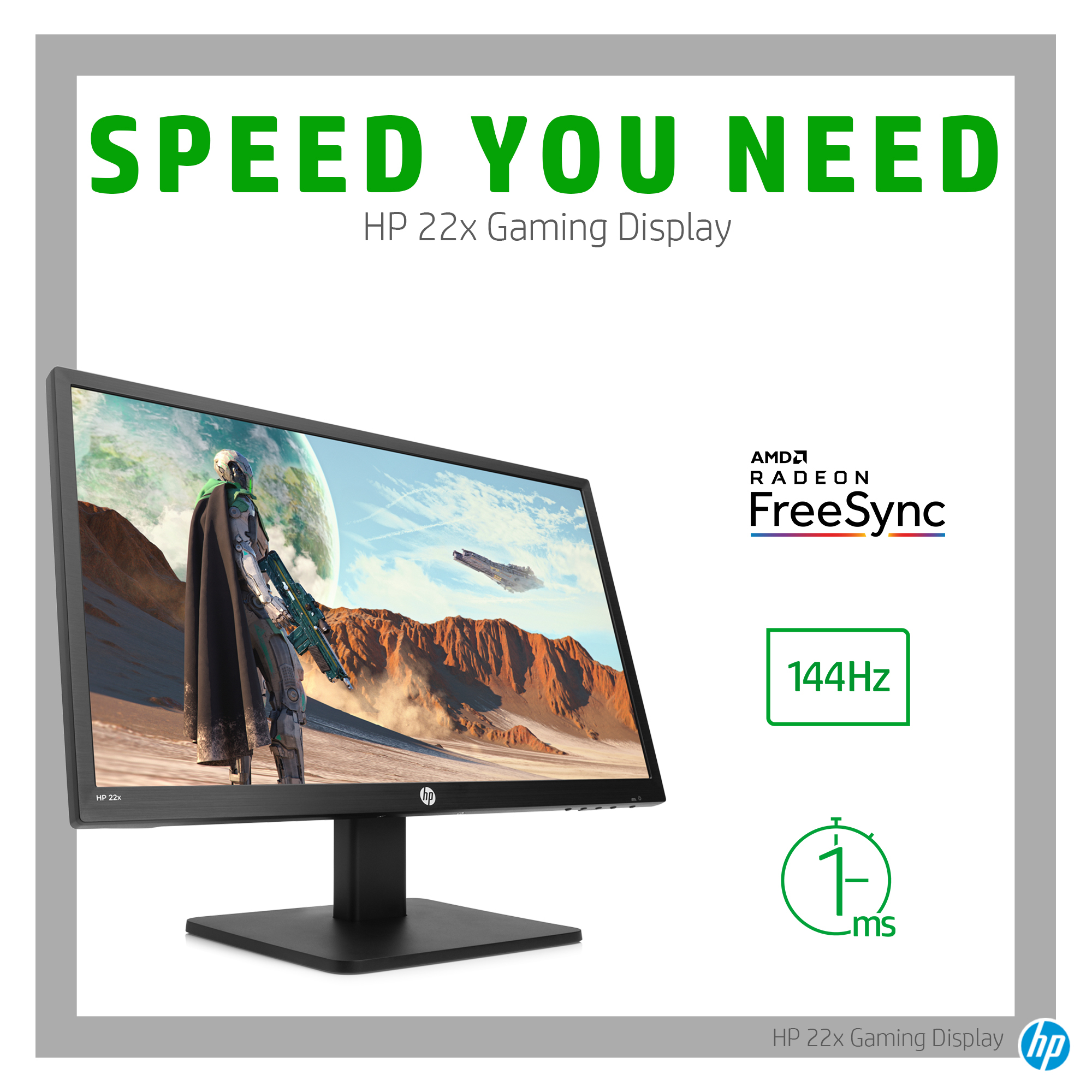 HP 22x computer monitor – image 2