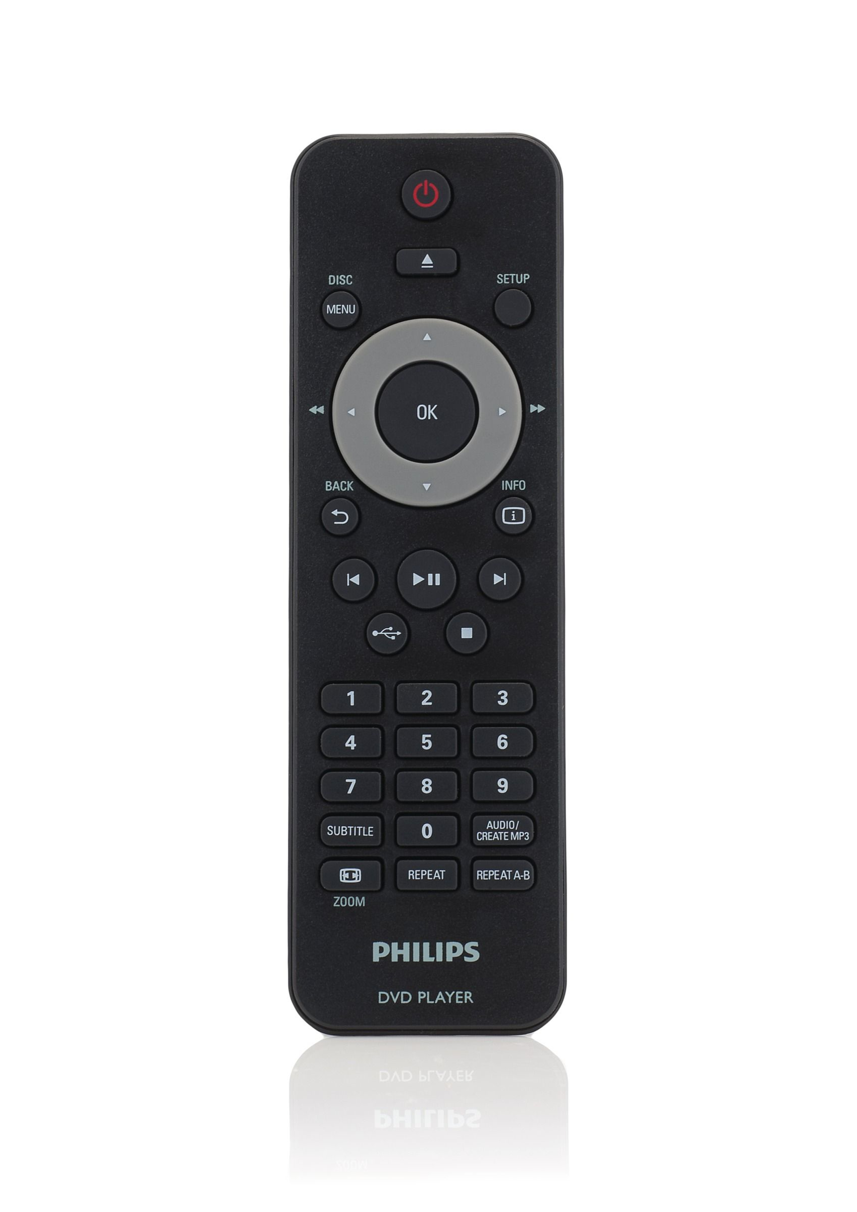 Philips For DVP33-series Remote control for DVD player