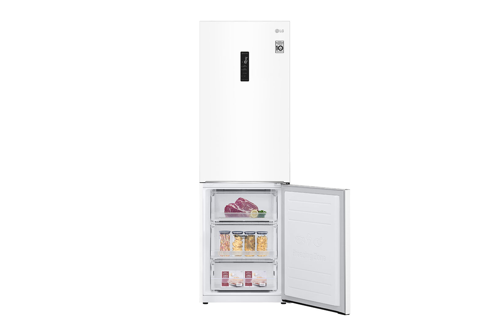 LG GBB61SWHMN fridge-freezer Freestanding – image 7