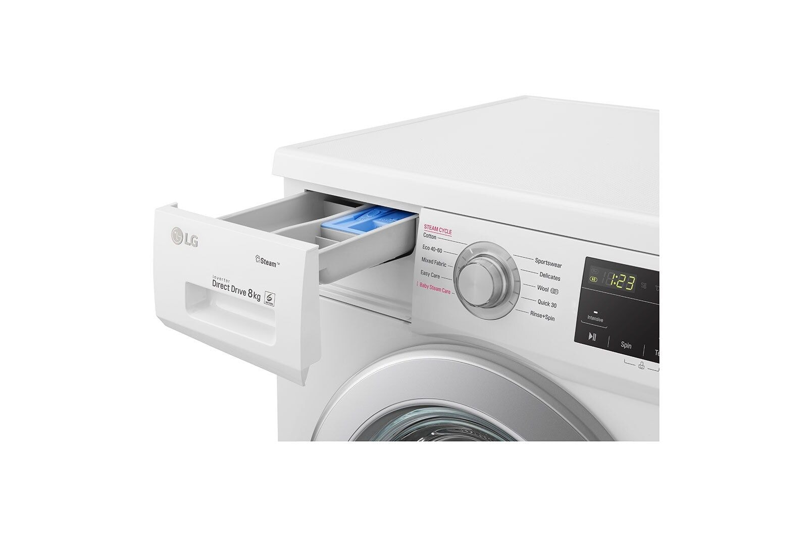 LG F4J3TS4WE washing machine Front-load – image 5