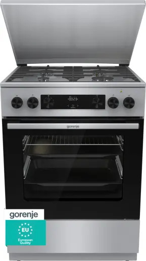 Gorenje G600 GKS6C71XF cooker Freestanding cooker Electric Gas Stainless steel – image 2