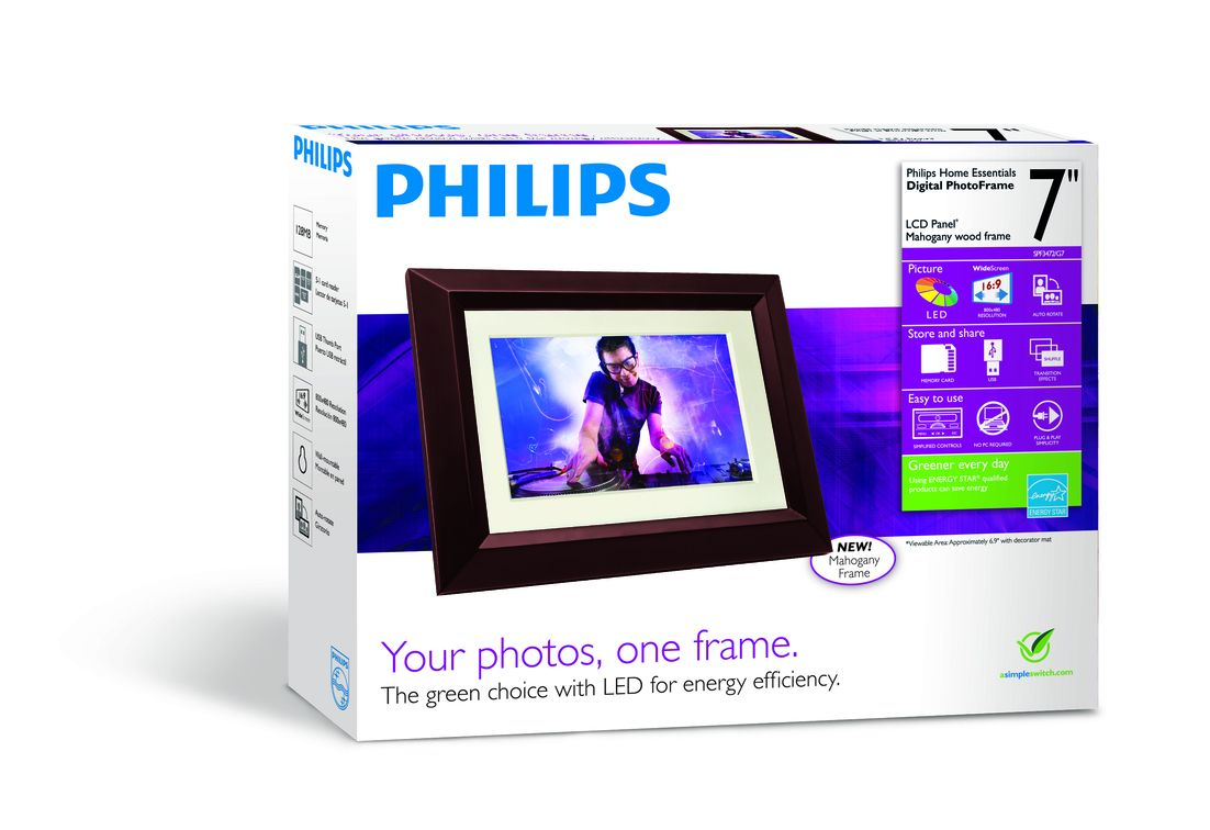 Philips Home Essentials Digital PhotoFrame SPF3472/G7 – image 2