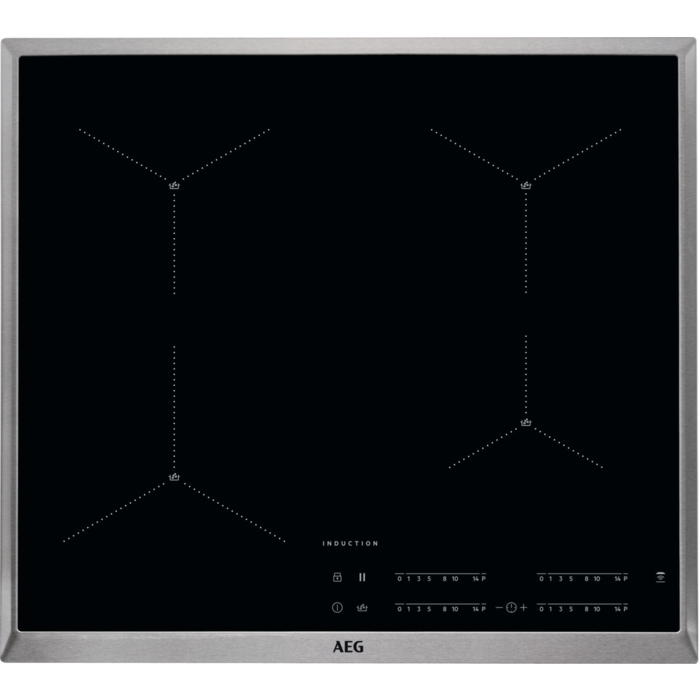 AEG IAE64411XB Black Built-in Zone induction hob 4 zone(s)