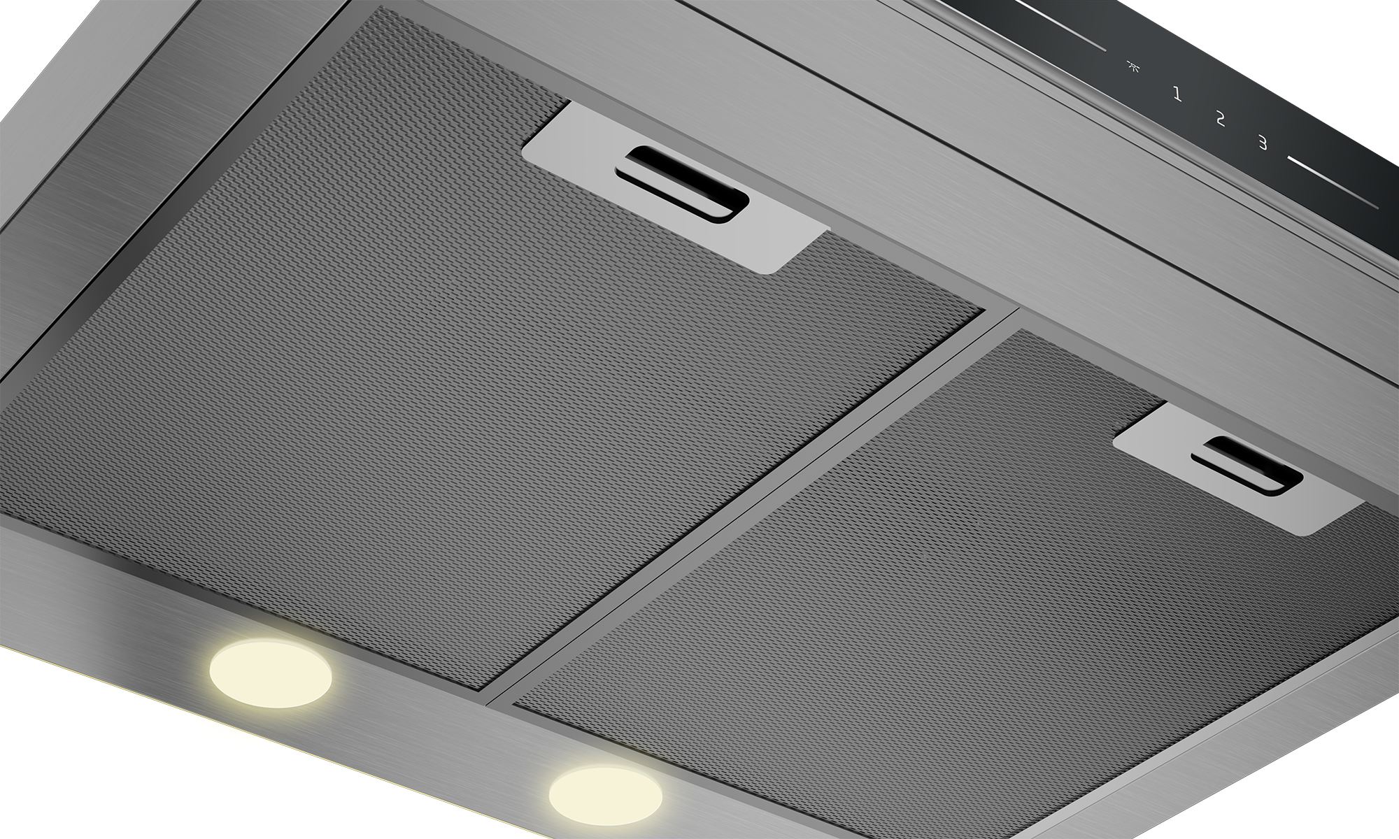 Beko BHCB63640BH cooker hood Wall-mounted Black, Stainless steel 627 m³/h – image 4