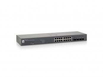 LevelOne 16 GE + 4 GE SFP Web Smart Switch – image 2