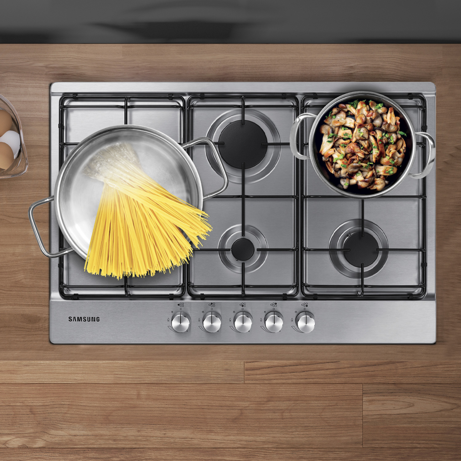 Samsung NA75M3130AS Black, Stainless steel Built-in – image 3